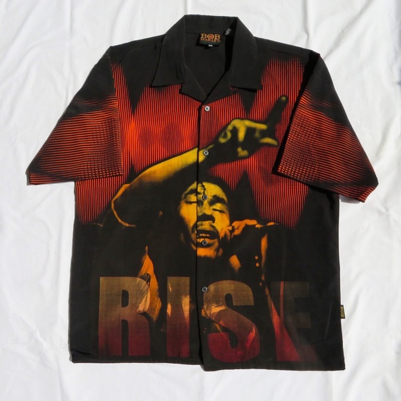 red bob marley shirt